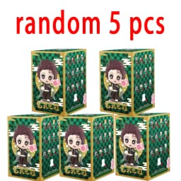 1-12pcs Anime Demon Slayer Blind Box Tanjiro Kamado Nezuko Cartoon Figure PVC Model Ornament Child Christmas Halloween Gift