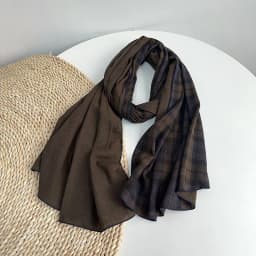 2025 British Style 100% Cotton Scarf Retro Plaid Women Shawls And Wraps Lady Travel High Quality Large Vintage Scarves 75x180cm