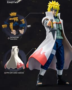 Genuine Blokees Naruto Model Kits Namikaze Minato Hatake Kakashi Haruno Sakura Madara Sasuke Figures Assembly Trendy Toy Gift