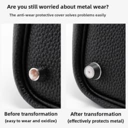 Bottom nail protective for Birkin Picotin Kelly Lindy transparent foot nail anti-wear cover anti-oxidation bag accessories