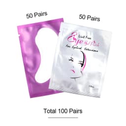 50/100pairs Eyelashes For Eyelash Extensions Eye Pads Pillows Disposable Patch Under Lash Tips Lint Free Sticker Wraps Makeup