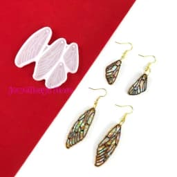 C9GF Earrings Pendant Mold Resin Epoxy Silicone Mold Jewelry Casting DIY Crafts