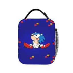 Sonices Cartoon Game Lunch Bag Convenient Lunch Box Adult Travel Print Cooler Bag Cute Oxford Thermal Lunch Bags