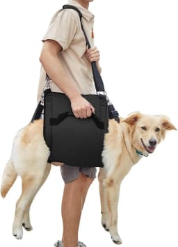 Pet Dog Carry Sling, Emergency Backpack Pet Legs Support & Rehabilitation Dog Lift Harness , for Dogs Joint Injuries,Arthritis