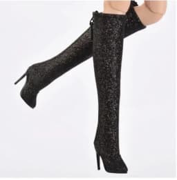 Doll toy Long shoes high quality fit for your FR2 FR6.0 Nuface boots Mirror matte true zipper F6