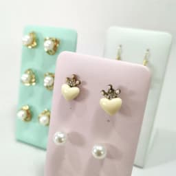 Fashion Earring Holder 12-Holes Small Stud Display Stand Jewelry Organizer Storage Rack L-Shape Jewelry Showcase