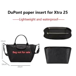 Felt Bag Insert For Longchamp Xtra17 25,lightweight Bag Organizer Insert Storage,Bag Support Bag Replacement Accessories