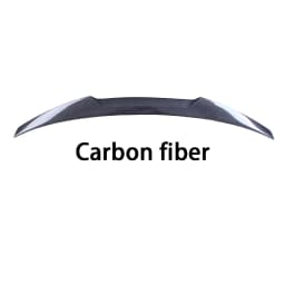 For AUDI A5 S5 RS5 B9 Sportback 4Door M4 Style Rear Spoiler Trunk Wing 2017-2025 Carbon Fiber Glossy Black