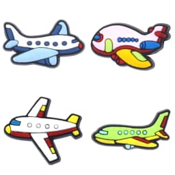 Plane Shoe Charms for Crocs Accessories PVC Shoe Accessories Aircraft Badge Women Sandals Buckle Kids Pins Men Decoration Jeans