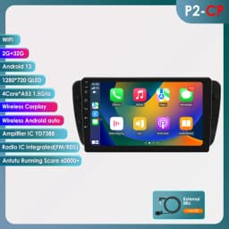 10.1" Hizpo 2Din Android Auto Car Radio for Seat Ibiza 2009 - 2013 GPS Navigation RDS DSP 4G SWC BT CarPlay Intelligence System