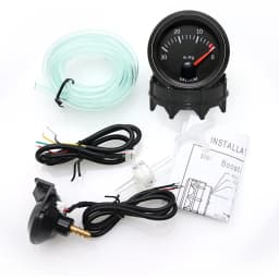 Universal 2'' 52MM Water Temperature Gauge 40-120℃ Oil Temp Gauge Oil Pressure Tachometer Vacuum Meter Digital 12V Car