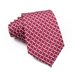 Soft Men's Imitation Silk 52 Colorful 8cm Lines Geometric Patterns Leisure Tie Business Party Gentleman Necktie Accessories Gift