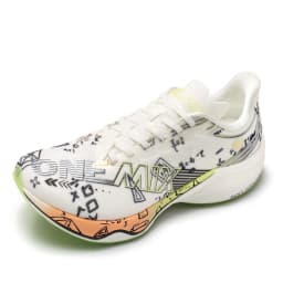 ONEMIX Nylon Carbon Plate Racing Running Training Shoes Men Full-length Shock Absorption Sports Carbon Plate Walking Sneakers