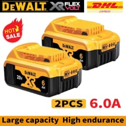 100%Original Dewalt 20V 6000mAh Power Tool Battery DCB206 DCB205 DCB200 DCF887 DCG405 DCD791 DCF922 DCF850 DCD805 tool battery