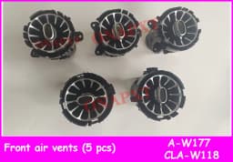64-color Set For Mercedes-Benz A/CLA class W177 W118 LED Car Air Vent Turbine Outlet Nozzle Ambient Light Atmosphere Neon Lamp