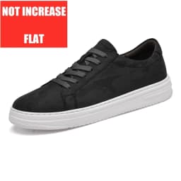 Breathable Outdoor Elevator Sneakers Men Shoes PU Leather Height Increasing Casual Shoes Walking Footwear Men Lift Sports Shoes