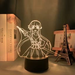 3d Lamp Anime Future Diary Yuno Gasai for Bedroom Decor Night Light Kids Birthday Gift Manga Future Diary Room Led Light Bedside