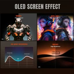 Retroid Pocket 5 Retro Handheld Game Console Video Game Consoles RP5 SD865 12 128G Android13 5.5Inch OLED HD Screen 512G PSP PS2