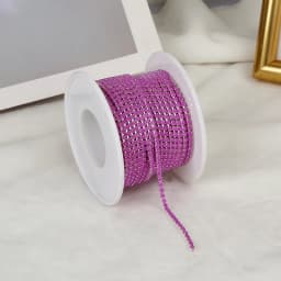 5yards 2mm Top Grade More Colors Acrylic Rhinestone Cup Chain Apparel Rhinestone Trim Sewing Strass Cup Chain For DIY Clothing