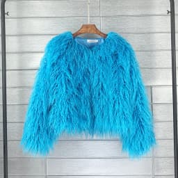 DEAT Fur Imitation Fur Coat Korean Version Pure Color Beach Wool Women's Short Coat Straight 2026 Winter Wram Jackets 11A06487