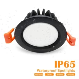 Waterproof Led Downlight Square Round Recessed Ceiling Downlight 5W 7W 12W 15W Ceiling Led Spot Lamp For Bathroom Toilet Balcony