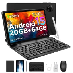 DOOGEE Tab A9+ Tablet 11" HD Display 20GB(4+16) 64GB 8580mAh Large Battery Unisoc T7200 Octa Core Dual Speakers Android 15 Pad