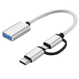 Type-C OTG  Cable Adapter USB to Type C Adapter Connector for Xiaomi Samsung S20 Huawei OTG Data Cable Converter for MacBook Pro