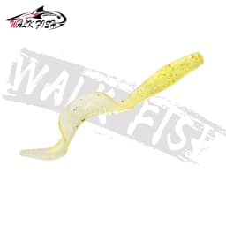 WALK FISH 10Pcs Spinpoler 60MM 80MM Lifelike Fish Lure Bait Worms Artificial Silicone Soft Lure Bass Pike Fish Lure Wobbler