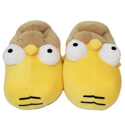 28CM Anime Simpsons Peluche Cotton Slippers Winter Warm Kawaii Home Non-slip Slippers Shoes Decoration Xmas Birthday Gift toy