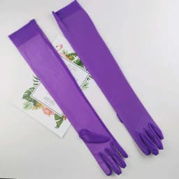 55CM High Elasticity Black Mesh Transparent Sun Protection Ice Silk Long Gloves Women Summer Sunscreen Lace Wedding Dress Bride