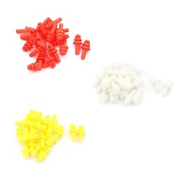 20-160pcs Ear Plugs Sound insulation Waterproof Silicone Ear Protection Earplugs Anti-noise Sleeping Plug For Noise Reduction