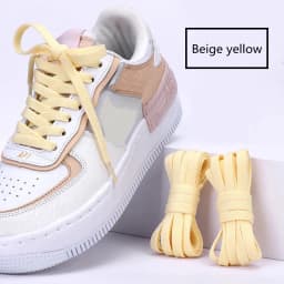 1pair Classic Basics Flat Shoelaces Sneakers Shoelace Canvas Shoes Basketball Shoe Laces Black White Color Shoes Accessories