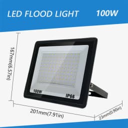 LED Flood Light IP66 Waterproof AC220V 10W 20W 30W 50W 100W 150W 200W 300W Spotlight Garden Street Gate Wall Floodlights Outdoor