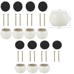 4pcs Wooden Solid Furniture Feet Replacement Sofa Legs Universal for Furniture Couch Chair Furniture Leg Set Accessories