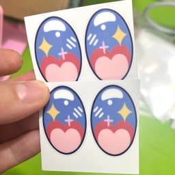 38cm Mokoko Eye Stickers For Labu Eye Makeup Color False Eyelash Customization Gorgeous And Exquisite Periphery Stickers