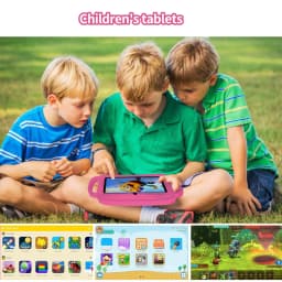 2025 New 7.0-inch Children's Tablet Supports Google Learning Education Dual Camera 4GB+64GB Android 13 Children's Software