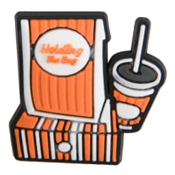1 Pcs Fast Food Shoe Charms Burger Chicken Fries Drinks Shoes Decorations Clogs Sandals Bracelets Accessories Kids Party Gifts