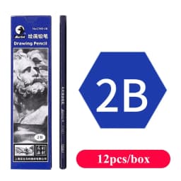 12Pcs/Box Wooden Lead Pencils HB B 2B 3B 4B 5B 6B 7B 8B High-quality Art Draw Specific Graphite Core Sketching Writing