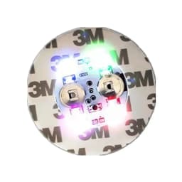 LED Emit Light Coaster Wholesale with Battery Wine Glass Mat Cup Pad Sticker Bottle Drinking Club Bar Party Decor Night Light