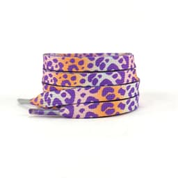 1Pair Flat Shoelaces for Sneakers Color Leopard Print Tie-dye Gradient Shoelace Rope Men Women for Canvas Shoe Laces Shoestrings