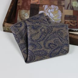 24cm Elegant Brown Pocket Square Mens Polyester Block Paisley Soft Handkerchief Wedding Party Suit Accessories Cravat Neckwear
