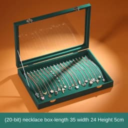 Jewelry Box Storage High-grade Exquisite Jewelry Box Bracelet String Necklace Box Ring Earrings Earrings Box Large Capacity