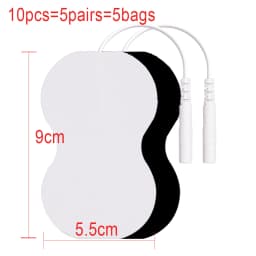 10/20pcs Tens Muscle Electrostimulator Patches EMS Body Massager Low Frequency Massage Pads Replacement Electrodes Pads