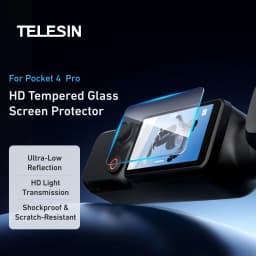 TELESIN AR HD Tempered Film Screen Protector For DJI OSMO Pocket 4P Lens Protective Glass Dustproof for Pocket 4P Accessories