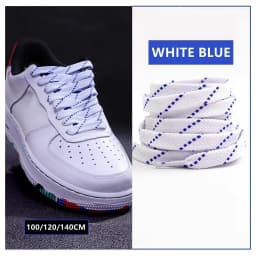 New Twill Two-Tone Shoelaces for Sneakers Flat Shoelace Pattern Premium Colorful Shoe Laces Athletic Unisex Shoestring 1pair