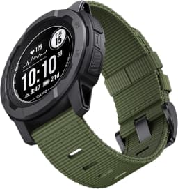 Nylon Rugged for Instinct Solar/Esports Tactical Band for Garmin Instinct 2/2X/3 Watch Band 45/50mm Breathable Wristband