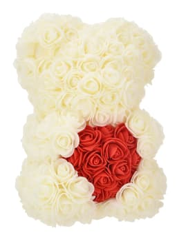 1pc 25m Artificial Flower Eternal Rose Teddy Bear for Mom Mother's Day Birthday Valentine's Day Anniversary Gifts & Decorations