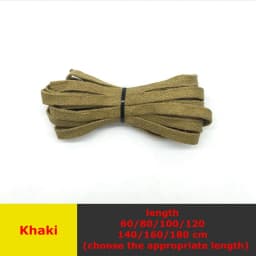 1 Pair Waxed Flat Shoelaces Leather Waterproof Casual Shoe Laces Unisex Boots Shoelace Length 60/80/100/120/140/160/180CM Laces