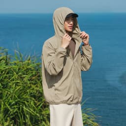 Semir Mens UV Jacket 2026 Hooded Cool Feeling Tops Couple Style Regular Shoulder Casual Fashion Soft Daily Wear