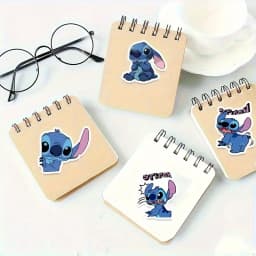 50pcs Disney Cute Stitch Stickers, Cartoon Decoration, Suitable for Laptops, Suitcases, Phones, and Water Bottles